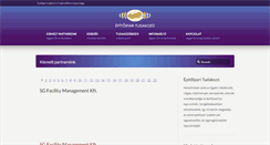 Desktop Screenshot of epitoipartudakozo.hu